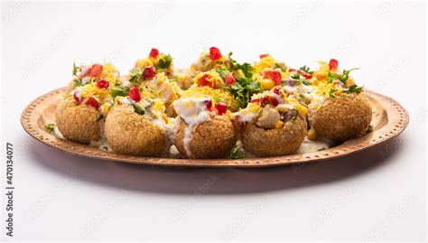 Dahi Puri Chaat Stock Photo | Adobe Stock