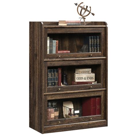 Sauder Barrister Lane 3 Shelf Bookcase In Iron Oak 422790