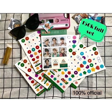 Set sticker official trong Season greeting 2021 BTS Shopee Việt Nam