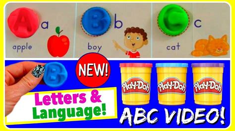 Play Doh Letters And Language Learn Abc Alphabet With Play Doh Fun