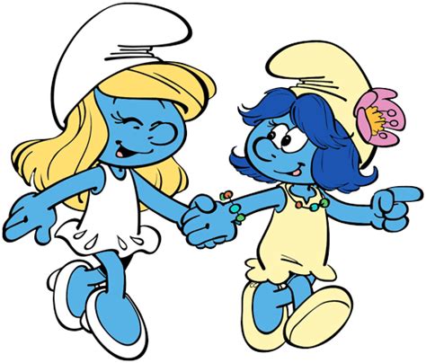 Papa Smurf Smurflily Smurfette Smurfblossom Smurfs The Lost Village