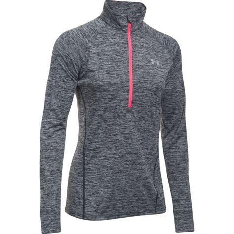 Under Armour Womens Tech 12 Zip Top Black