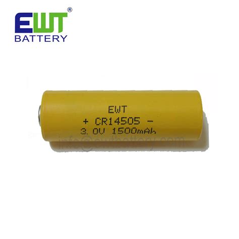 Primary Li Mno2 Battery Cr14505 3 0V 1500mAh Lithium Battery Non