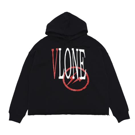 Vlone Lightning Red Logo Hoodie Vlone