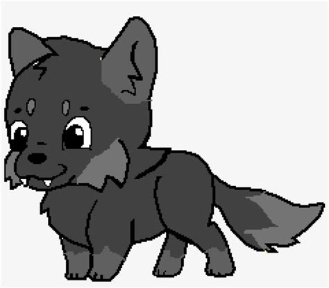 Baby Wolf Niko Cartoon Free Transparent Png Download Pngkey