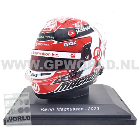 Helmet Kevin Magnussen Spark Models Gpworld Racing Merchandise