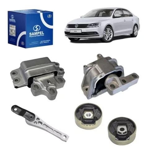 Kit Coxim Bucha Motor Cambio Jetta Tsi Cv A Escorrega