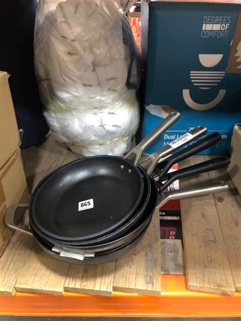 John Pye Auctions 5 X Cooking Pans To Include Ninja Cast Iron 8 Frying Pan