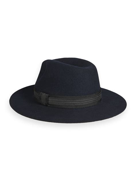 Scotch & Soda Classic fedora hat - Brave