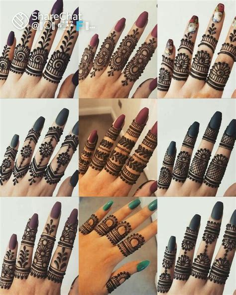 Great Finger Mehndi Designs Trending In The Year Henna Handen