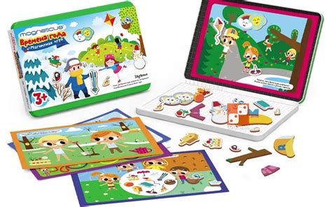 Магнитная игра «Времена Года» – Настольные игры – магазин 22Games.net