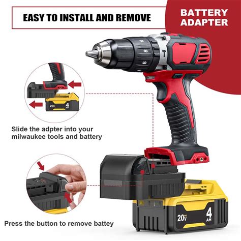 DeWalt 20V to Milwaukee 18V Battery Adapter | Powuse