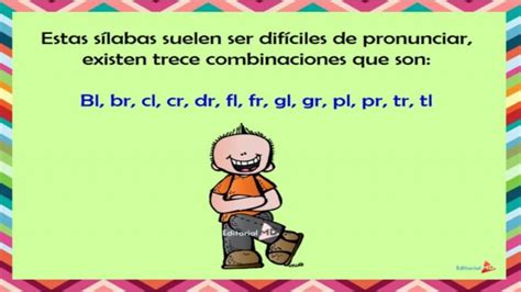 Palabras Trabadas Para Niños De Primaria