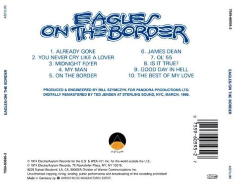 Eagles Album On The Border