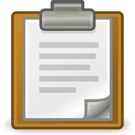 Clipboard Clipart Clipartworld