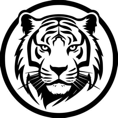 Black And White Tiger Logo