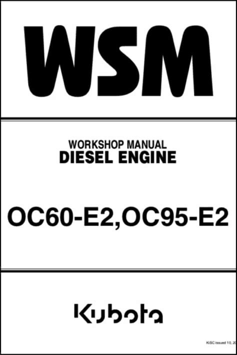 Kubota Diesel Engine Manuals – MARINE DIESEL BASICS