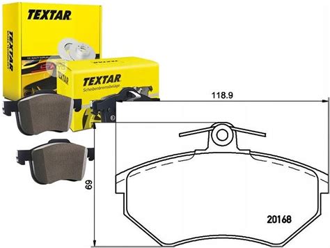Klocki hamulcowe Textar Komplet Klocków Hamulcowych 8D0698151