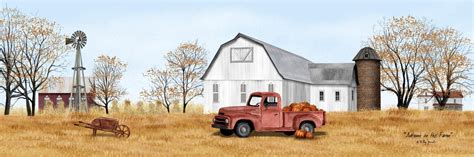 Autumn On The Farm - Billy Jacobs Art Gallery