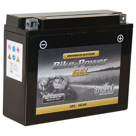 Intact 12V 16Ah 12 16AL A2 YB16AL A2 Motorradbatterie 51616 Gel FA