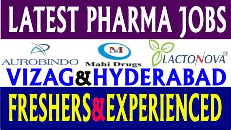 Latest Pharma Jobs 2023 New Pharma Jobs In Telugu Pharma Jobs In