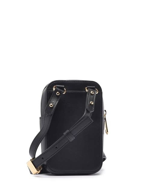 Sac bandoulière Lancel SAC VERTICAL ZIPPE noir doré en vente au