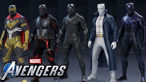 All Black Panther Skins In Marvel S Avengers 40 Skins OUTDATED