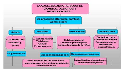 Top Imagen Mapa Mental De Cambios Fisicos En La Adolescencia 21000