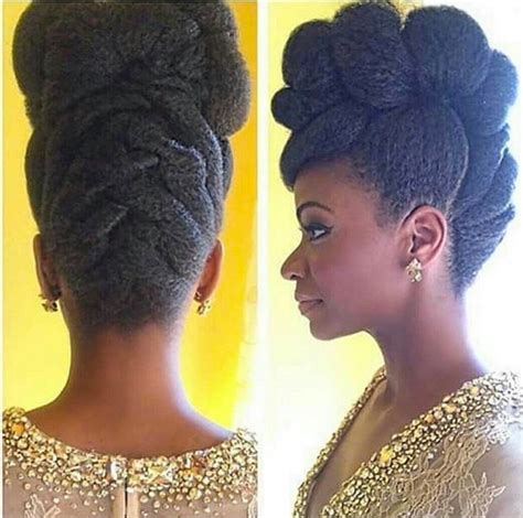 25 Stunning Natural Hair Updo Styles The Co Reportthe Co Report