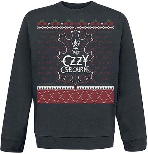 Ozzy Osbourne Black Sabbath Christmas Official Mens Sweatshirt