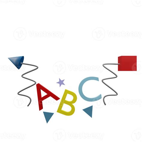 abc letters 3d icon 22936551 PNG