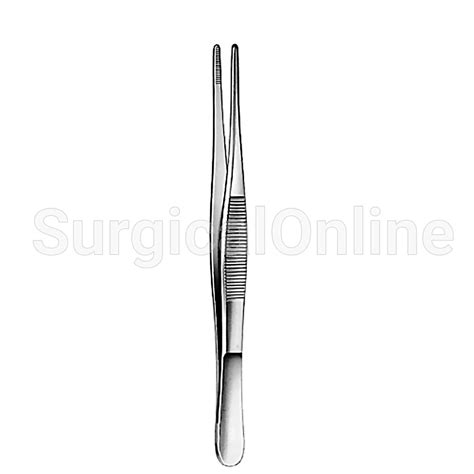 Thumb Dressing Forceps Serrated 550