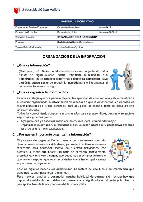 Material Informativo S03 Tagged MATERIAL INFORMATIVO Programa De