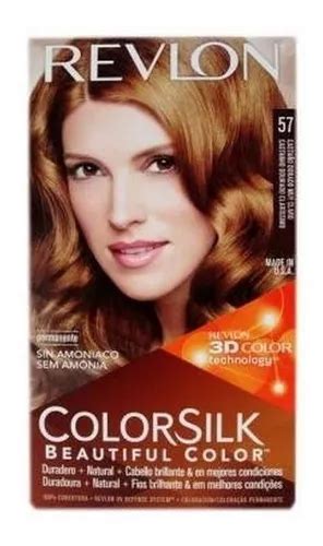 Revlon Tinte Colorsilk 57 Castaño Dorado Muy Claro MercadoLibre