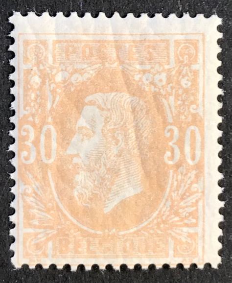 Belgium 1869 1883 Leopold II In Profile To The Left 20c Catawiki