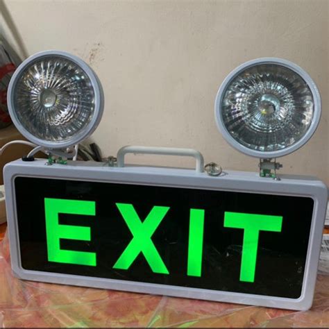 Jual Lampu Exit Led Emergency Twin Spot Mata Kucing Emergency Exit