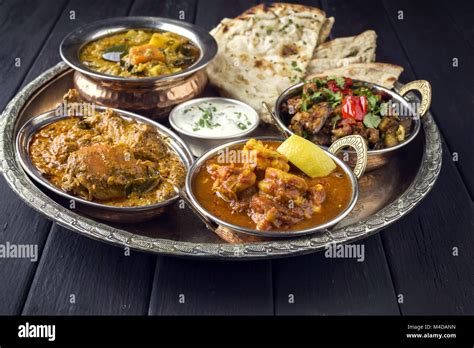 Traditional Vegetable Thali Hi Res Stock Photography And Images Alamy