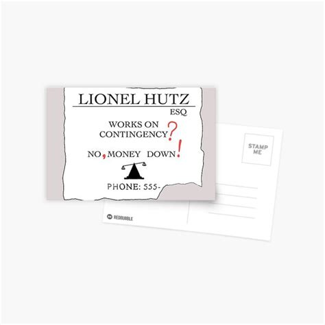 Lionel Hutz Stationery | Redbubble