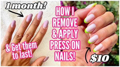 Complete Press On Nails Tutorial Youtube