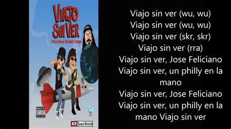 Viajo Sin Ver Jon Z Letra YouTube