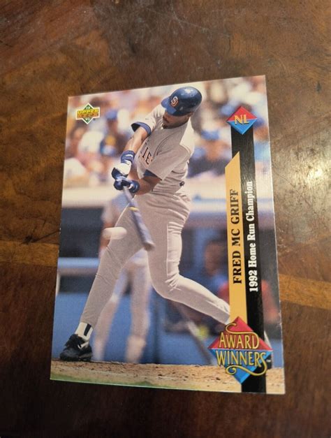 Fred Mcgriff Upper Deck Award Winners H R Champion Ebay