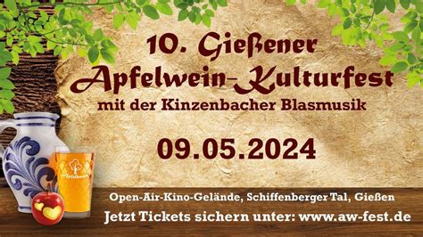 Apfelwein Kulturfest Giessen Am 9 Mai 2024 Im Schiffenberger Tal