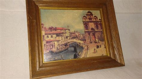 Framed Place at Venice by Canaletto Fine Art Print - Etsy