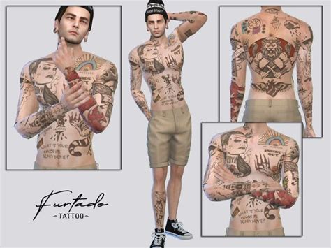 Furtado Tattoo McLayneSims Mick Sims 4 Tattoos Sims 4 Sims