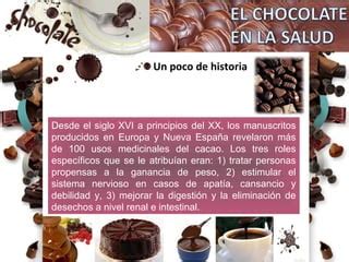 Propiedades Terapéuticas del chocolate PPT