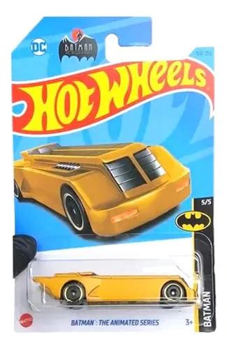 Batmobile Animated Series Dourado Batman Hot Wheels MercadoLivre