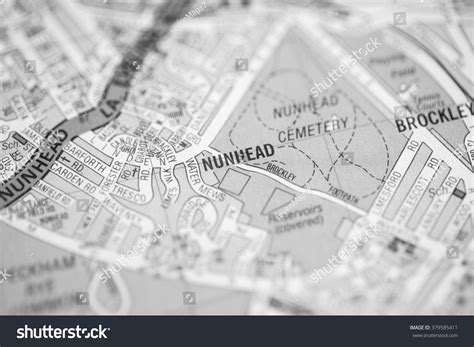 Nunhead London Uk Map Stock Photo Edit Now 379585411