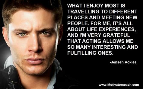 Jensen Ackles Quotes. QuotesGram