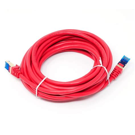 Qualgear Ft Cat Round High Speed Ethernet Cable Red Qg Cat R Ft