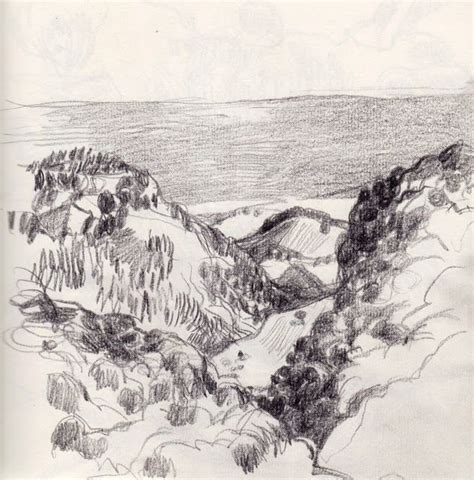 Clare makes: Sicily landscape drawings | Landscape drawings, Drawings ...